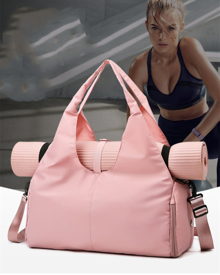 New Large Capacity Sports Fitness Yoga Bag Dry Wet Separation Short Trip Storage Bag