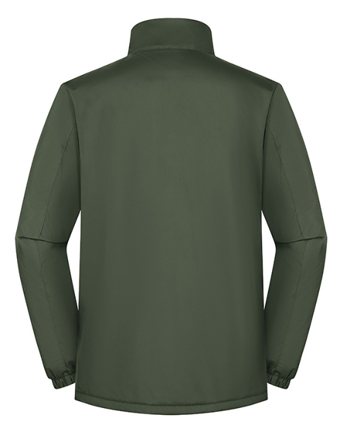 Men's Long Sleeve Outdoor Breathable Windproof Warm Jacket M-4XL