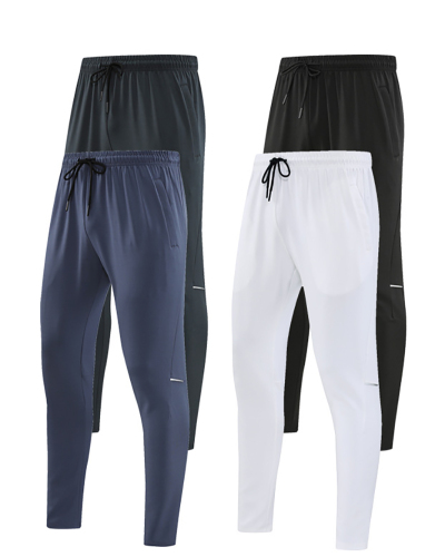 Solid Color Outdoor Running Fitness Training Pants M-3XL