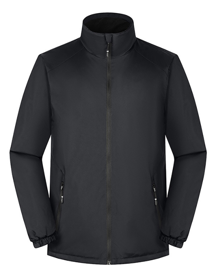 Men's Long Sleeve Outdoor Breathable Windproof Warm Jacket M-4XL