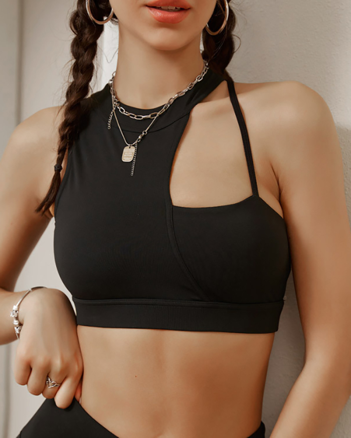 Women Quick Dry Hollow Out Fashion Sports Bra S-XL