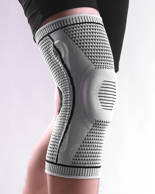 Outdoor Sports Silicone Spring Breathable Knee Pads Mountain Running Basketball Cycling Knitted Knee Pads
