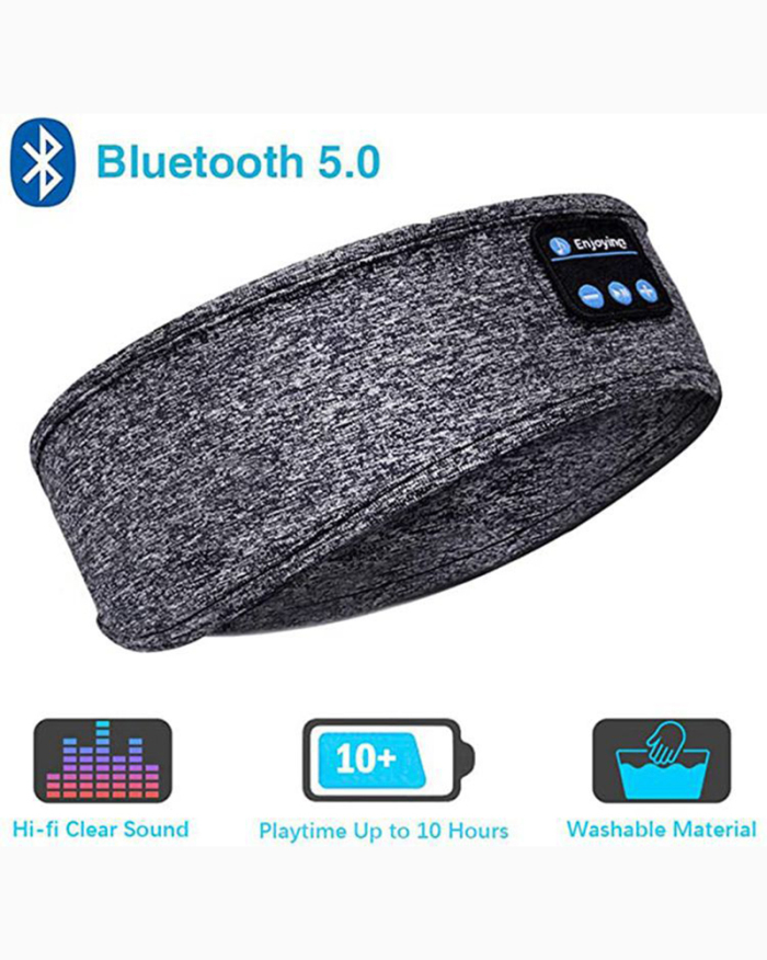 Bluetooth Headband Sports Sleep Headband Headphones Wireless Music Sleeping Headphones Sleep Eye Mask Earbuds for Workout Running Insomnia Travel Yoga Cool Gadgets
