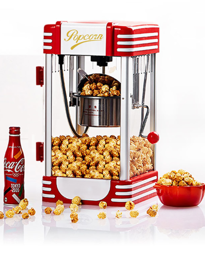 West Bend Stir Crazy Movie Theater Popcorn Popper, Gourmet Popcorn Maker Machine