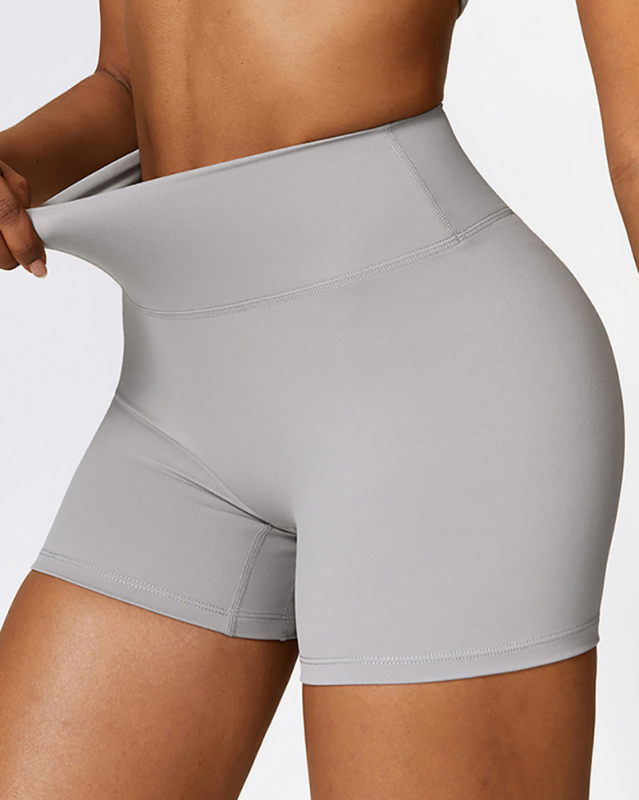 Women High Waist Hip Lift Running Sports Shorts S-XL