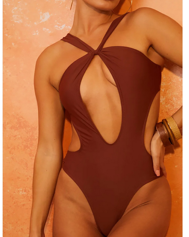 Hollow Out Open Back 2024 New Arrival Swimwear S-L