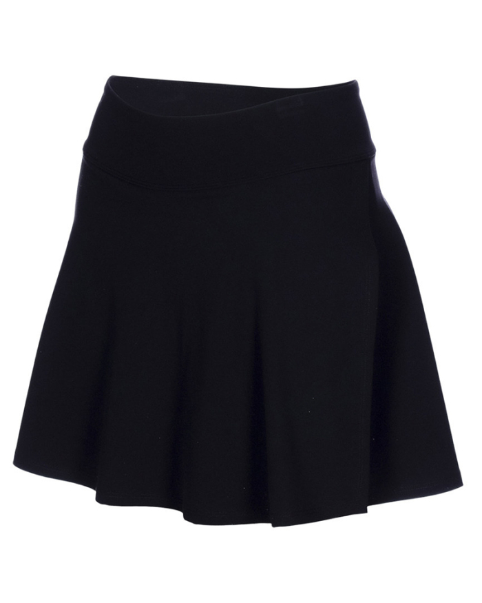 Women Hot Lined Pocket Fitness Tennis Skirts S-L