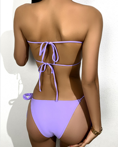 Chain Diamond Wholesale Cute 2024 New Bikini Set
