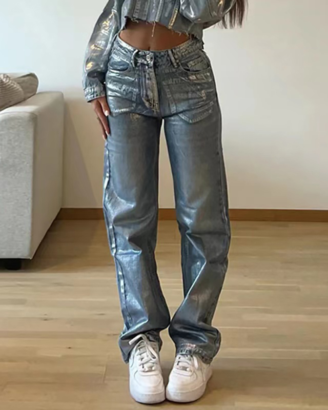 High Waist Women New Speical Jean Pants S-L