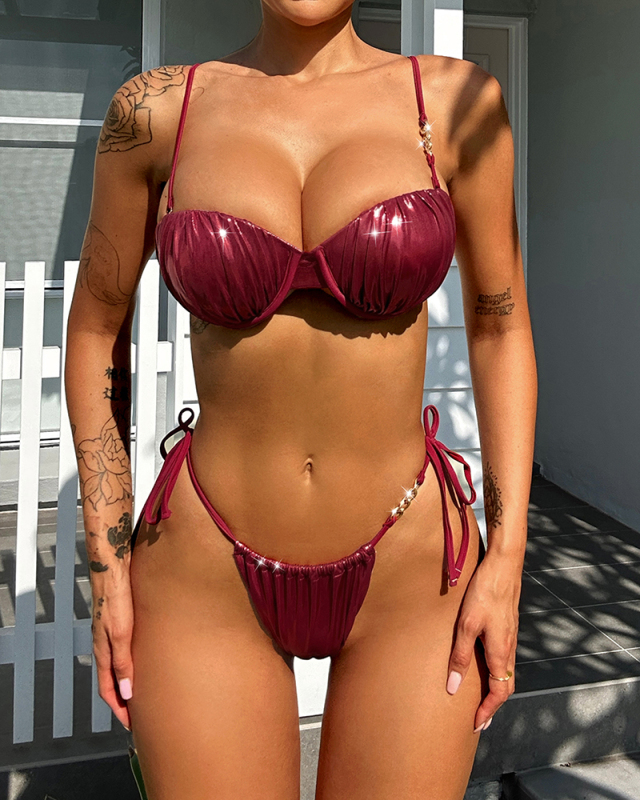 2024 New Coming Cup Women Sexy Bikini Set S-L