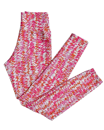 Women Quick Drying Printed High Waist Running Training Pants S-L