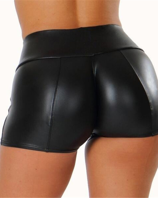 Plus Size Women PU Shorts S-5XL