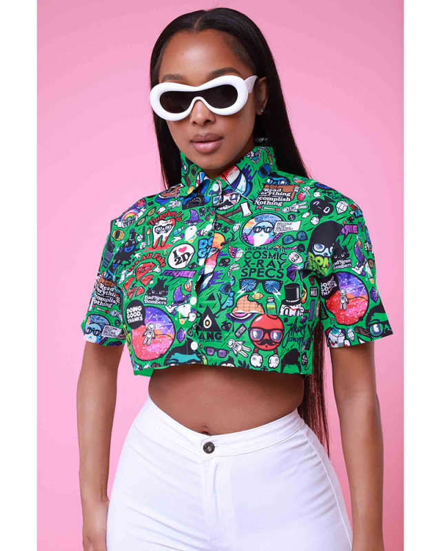 Printed Causal Short T Shirt S-XXL
