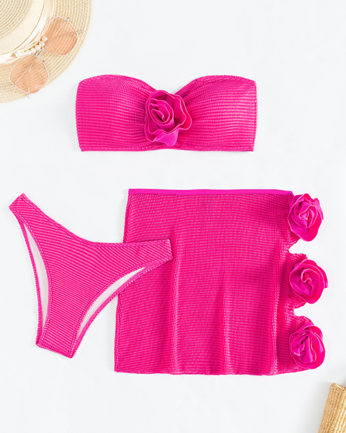 Rosy Cute Ladies 3 Piece Set Swimwear XS-L