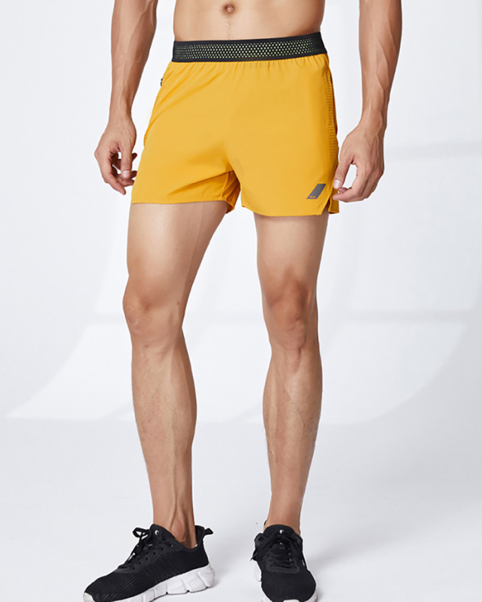 Men's Quick Drying Sports Breathable Outdoor Running Shorts Yellow Black Blue Gray M-4XL