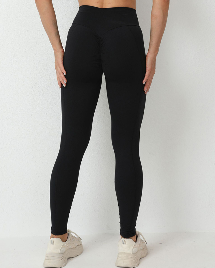 Quick Drying Hips Lift High Waist Yoga Sports Pants S-L