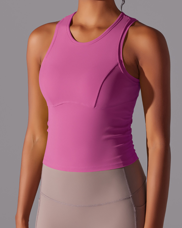Training Qucik Drying Fixed Pad Running Vest S-XL