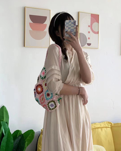 Woven Women's Bag Ethnic Style Shoulder Bag