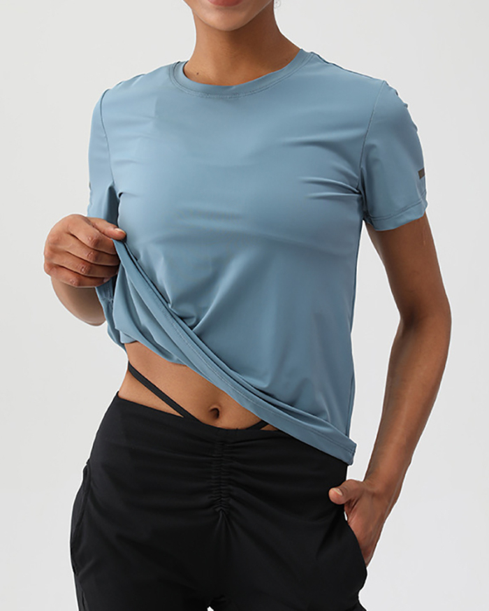 Women Spring New Loose Sports Short Sleeve T-shirt S-XL