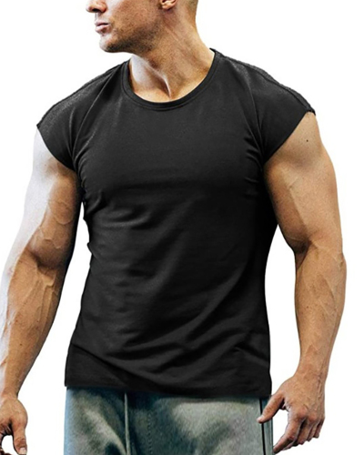 New Sleeveless Fashion Summer Cusual Fitness Sports Vest S-4XL