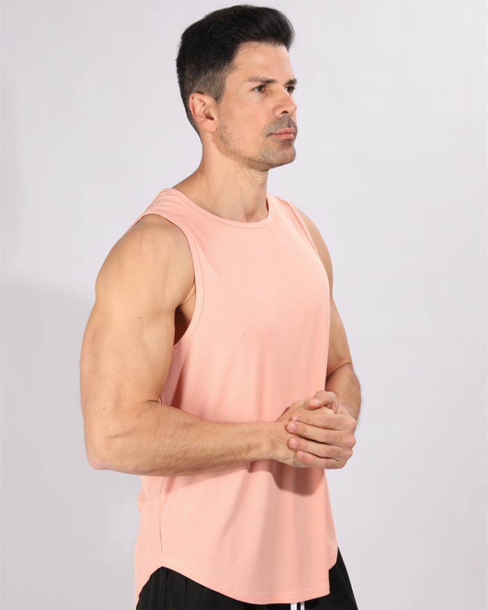 Mens Breathable Quickly Drying Running Vest S-2XL