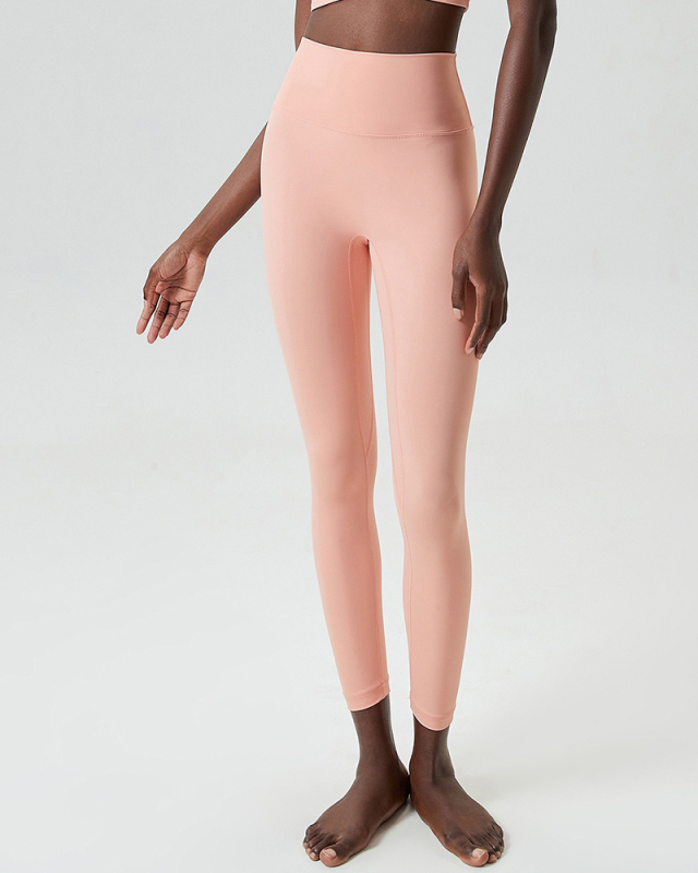 Women Solid Color Slim Running Sports Leggings Pants S-XL