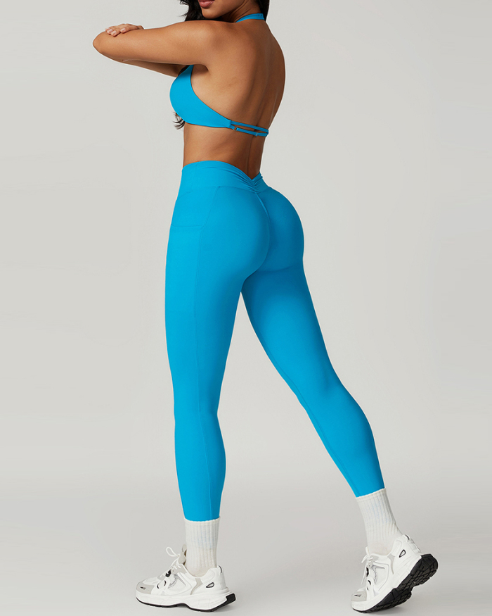 Customer Demand Durable Bra Pants Active Fashion Sports Women Two Piece Sets S-XL