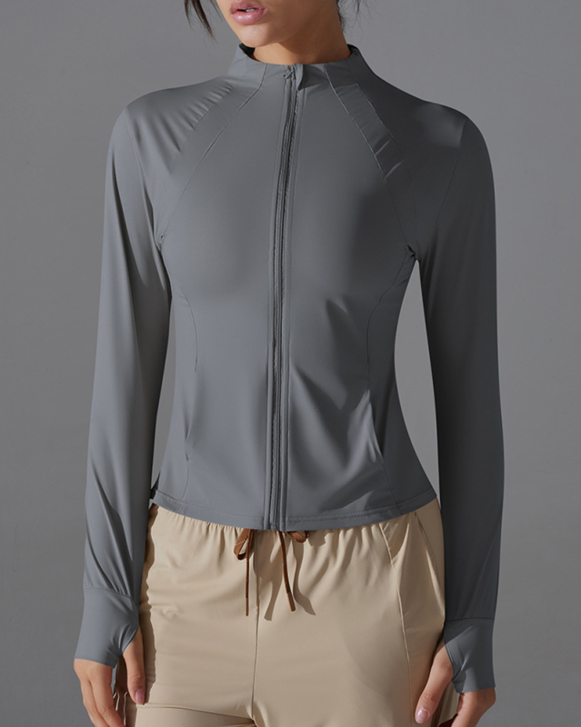 Wholesale In Bulk Stand Collar Long Sleeve UV Resistant Outdoor Sports Women's Sunscreen Jacket M-2XL