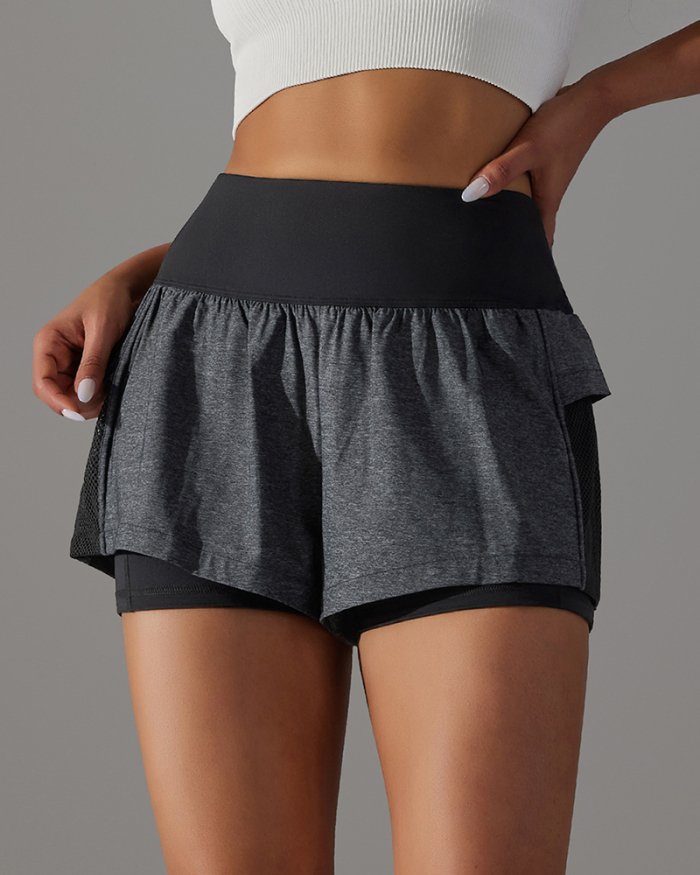 Customize Label High Waist Women Lined Pocket Running Shorts XS-XL