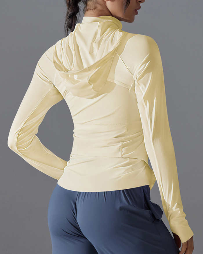 Custom Women Outdoor UV Protection Sunscreen Long Sleeve Coat S-XL