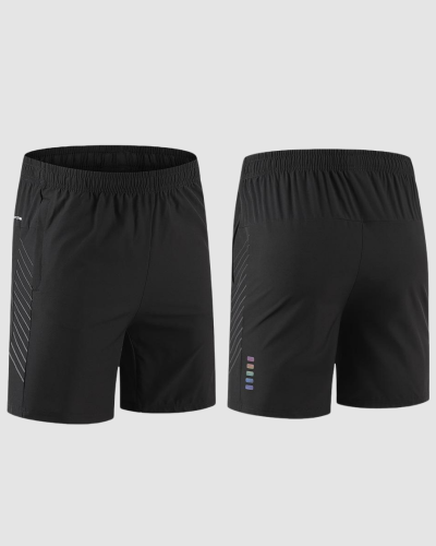 LOGO Customized Quick Drying Breathable Basketball Sports Men's Shorts Black M-3XL