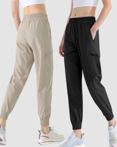 Professional Sports Women Loose Running Quick Drying Joggers S-XL