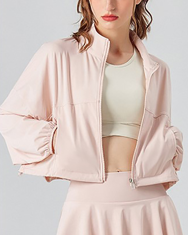 Spring Summer Sun Protection Quick Drying Fitness Sports Long Sleeve Coat Yellow Pink Green White Black S-XL