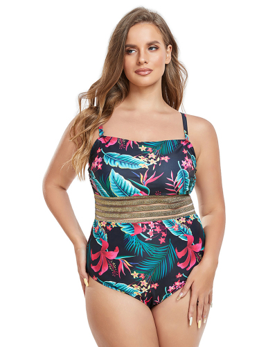 Top Plus Fat Plus One-Piece Swimsuit Swimsuit Women