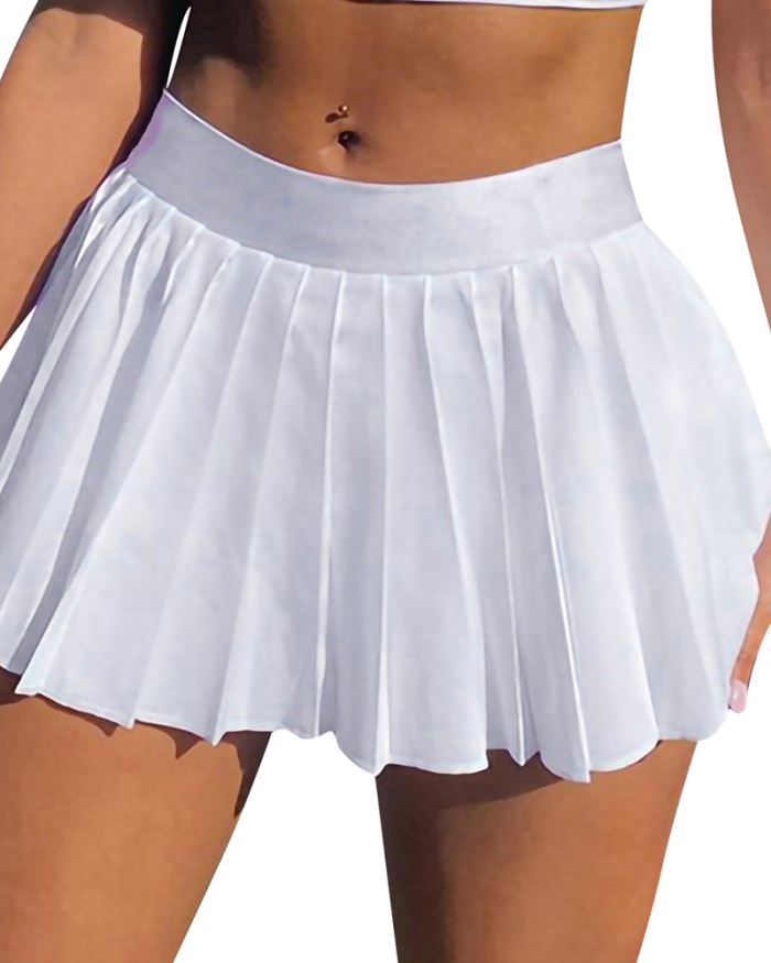 Women New Pleated Skirt S-3XL