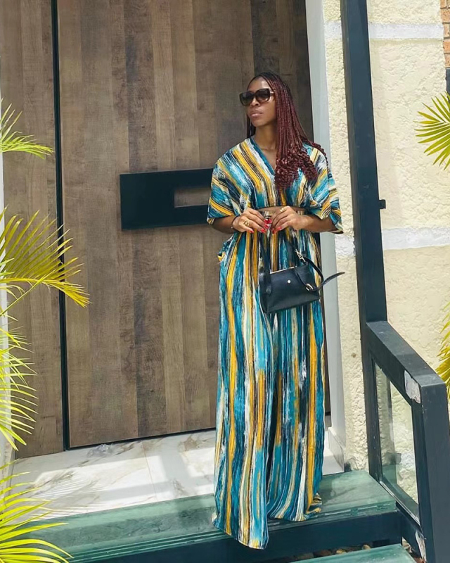 Loose Style Women Printed Summer Two Piece Wide Leg Two Piece