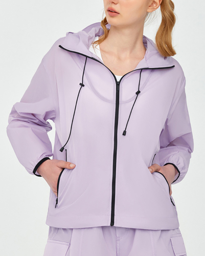 Women Long Sleeve Sunscreen Hoodies UPF 50+ Outdoor Coat S-XL