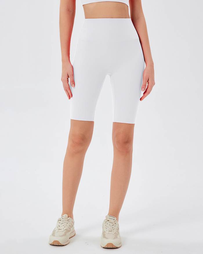 Women Breathable High Waist Hips Lift Yoga Sports Shorts S-XL