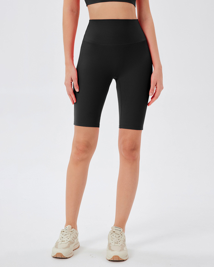 Women Breathable High Waist Hips Lift Yoga Sports Shorts S-XL