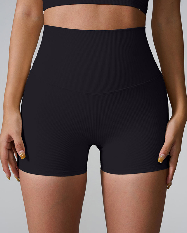 Women Summer Wrap Back High Waist Quick Drying Sports Shorts XS-XL