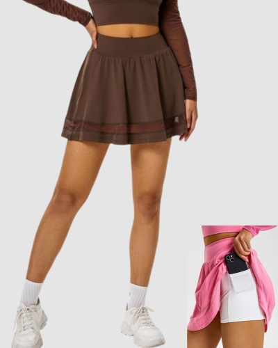 Wholesale Price Hot Sale Women Lined Running Skirts S-XL