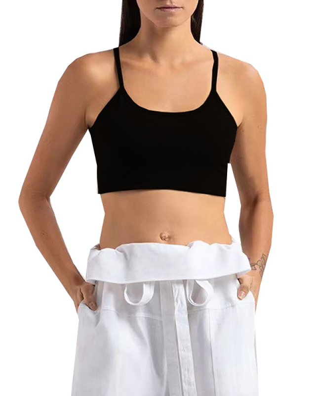 Women Hollow Out Backless Quick Drying Dance Running Vest S-L