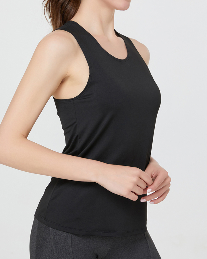 Factory Price Women Criss Cross I Back Sports Vest S-XL