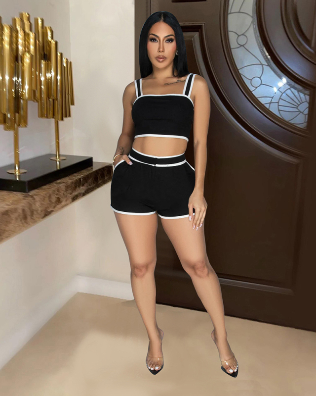 Wholesale Leisure Women New Two Piece Short Set S-XXL