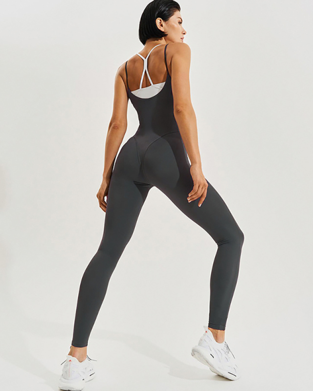 Sleeveless Women Sporty Fashion Jumpsuit S-L
