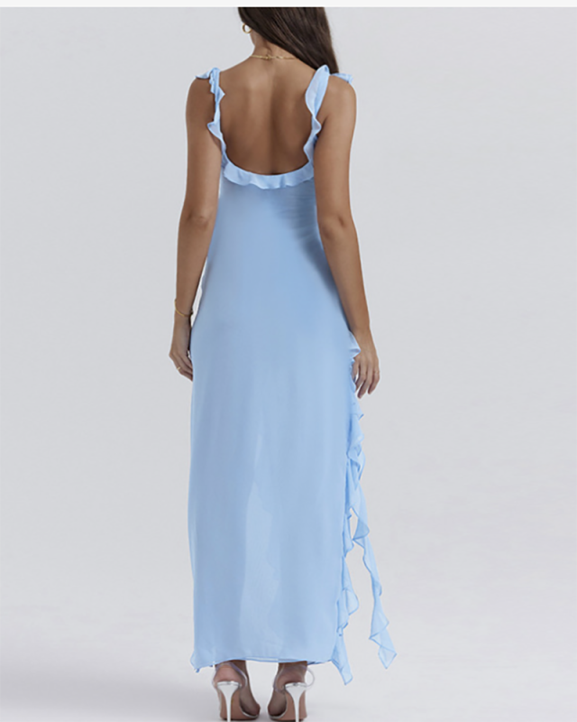 Squre Neck Women Wholesale Holiday Dress XS-XL