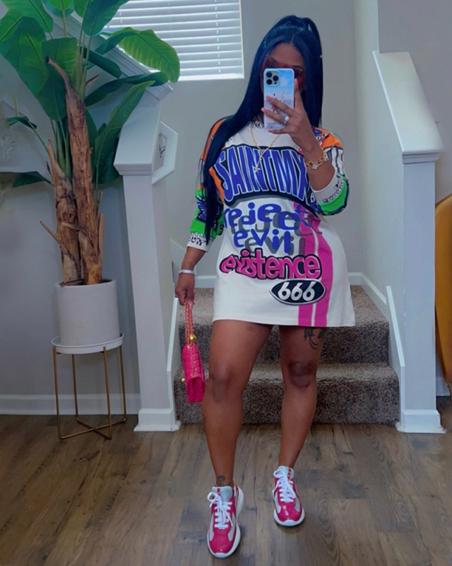 Long Sleeve Printed Wholesale Summer T Shirts S-XXL