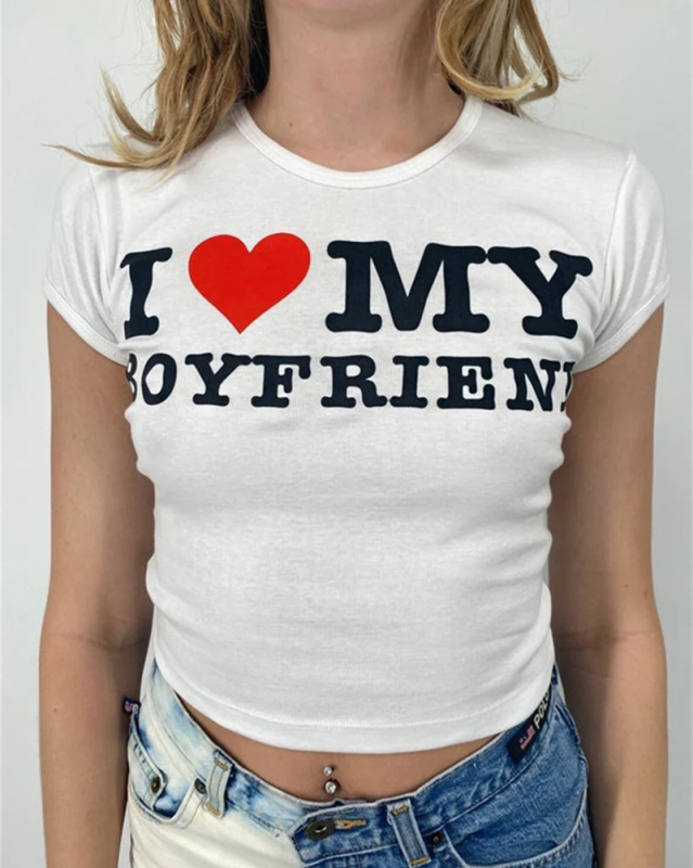 O-neck Printed Wholesale Short T Shirt S-L