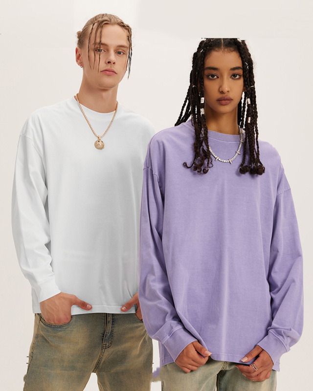 Hot Sale Retro Style Long Sleeve Sports T-Shirt S-2XL