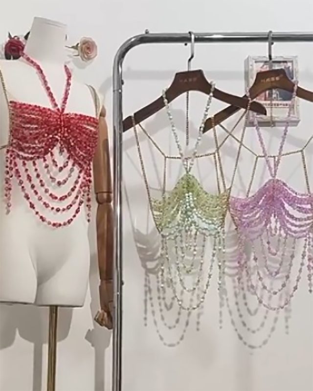 Pearl Fashion Y2K Style Tops M-L
